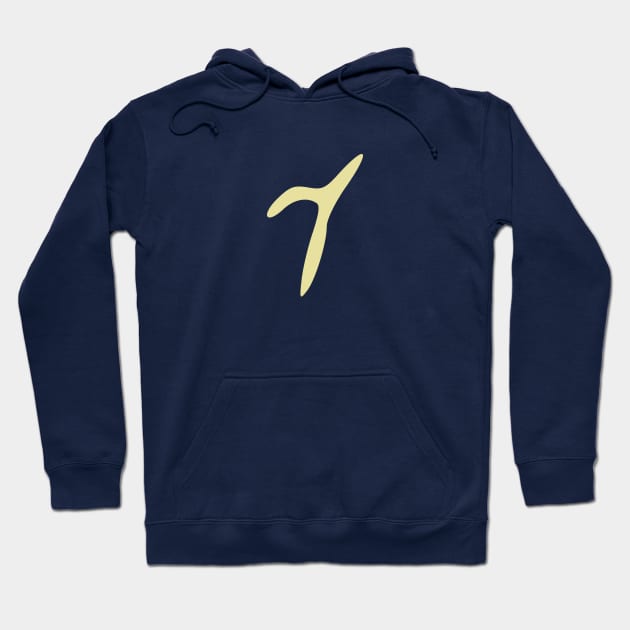 𐤊 - Letter K - Phoenician Alphabet Hoodie by ohmybach